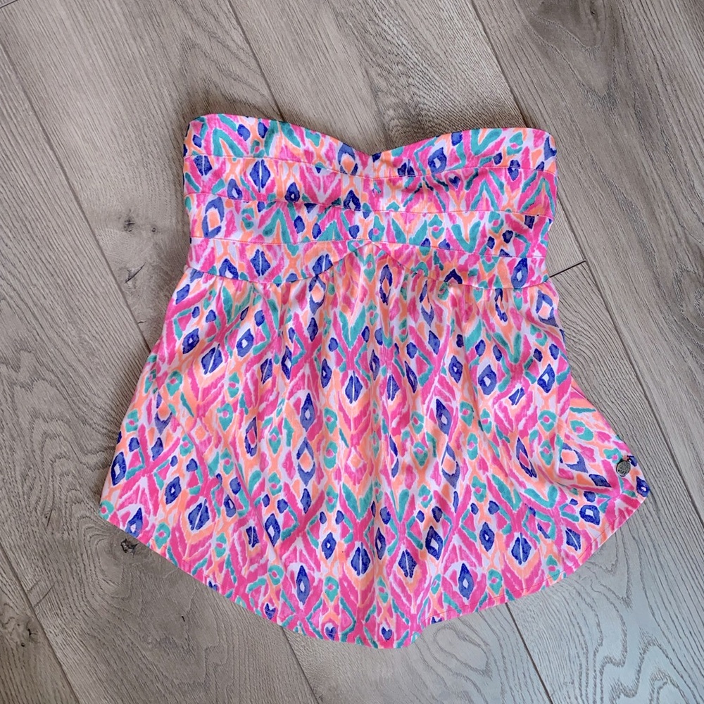 Roxy Strapless Top Pink XS